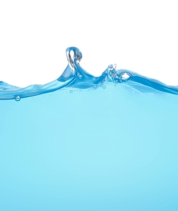Image: Water, blue, drops, waves, bubbles