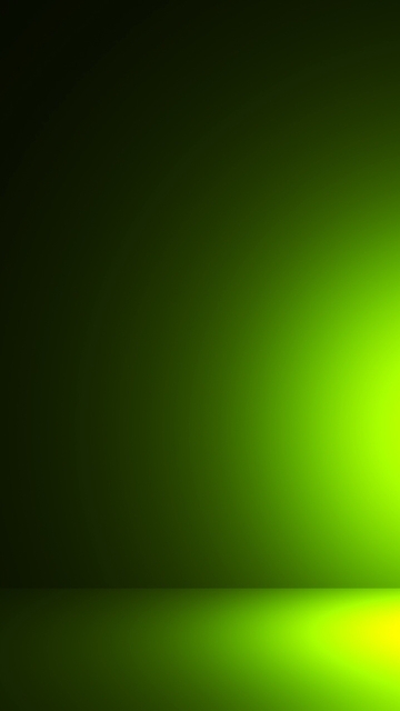 Картинка: Колба, молекула, зелёный фон, свет