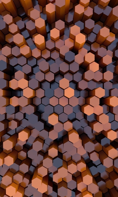 Image: Hexagons, honeycombs, columns