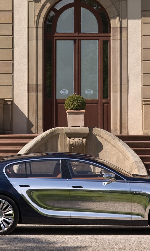 Image: Bugatti, 16 c, Galibier, tuning, auto, stairs, stairs, building