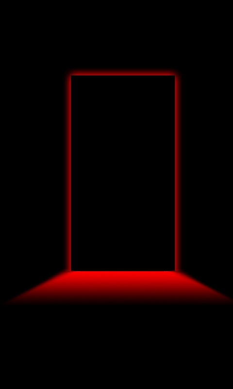 Картинка: Дверь, свет, красный, чёрный, фон, темнота