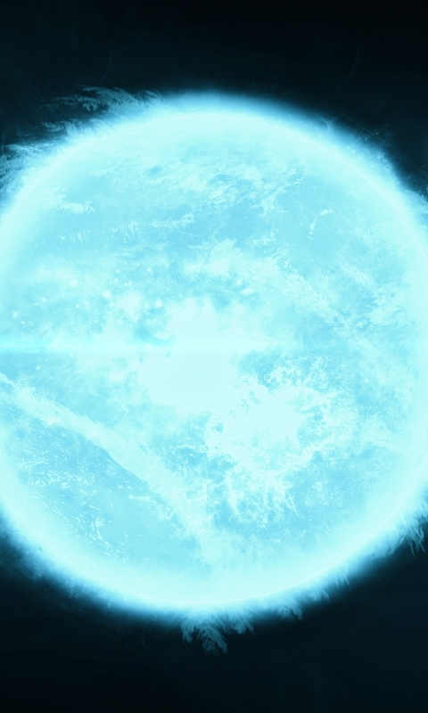 Image: Star, blue, gas, light, space, planet