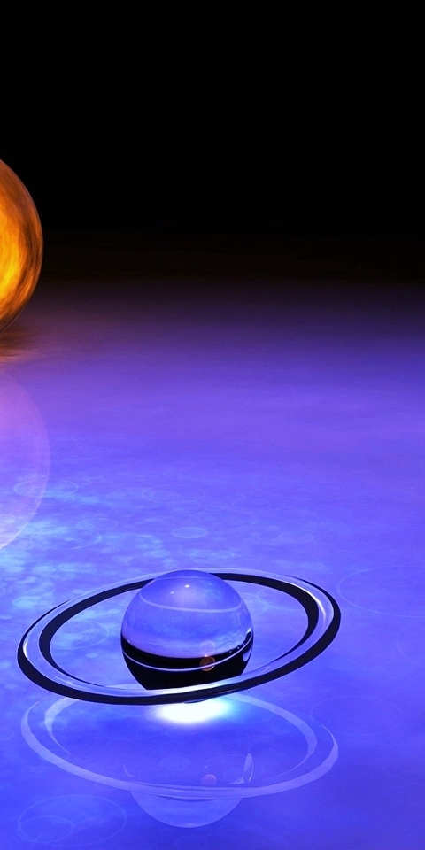 Image: Sun, planets, system, glass, 3d model