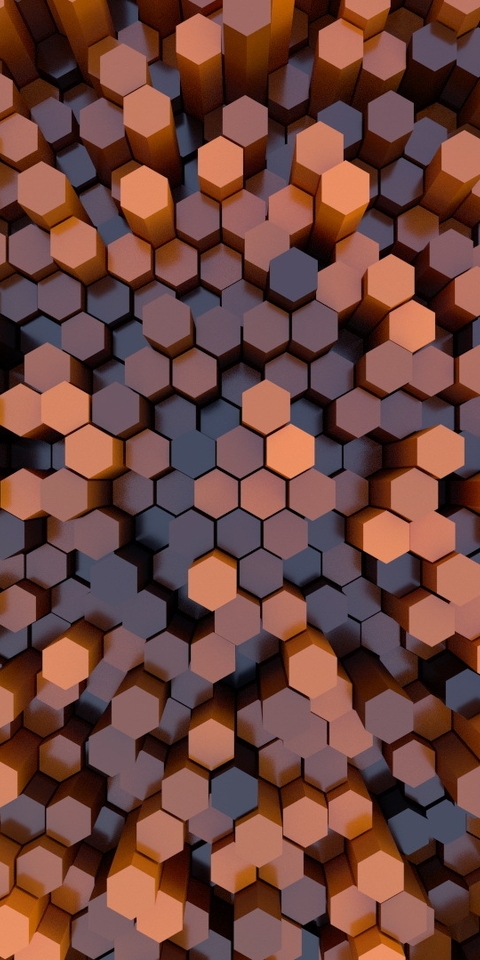 Image: Hexagons, honeycombs, columns