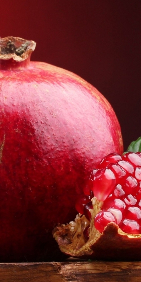 Картинка: Гранат, плод, фрукт, красный, кожура