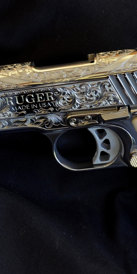 Картинка: Пистолет, Ruger, ствол, гравировка