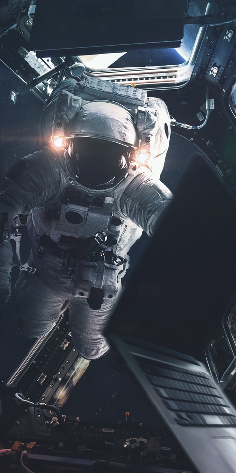 Image: space, astronaut, vehicle, spacesuit