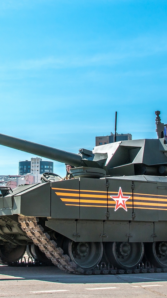 Image: Tank, T-14, armored, barrel, gun