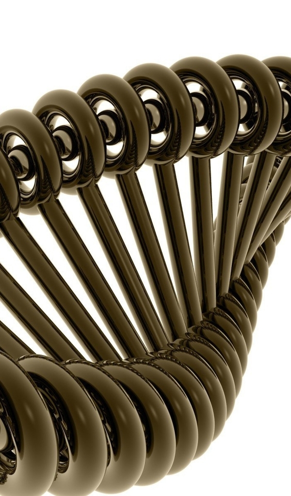 Image: DNA, 3D, spiral, curve, structure