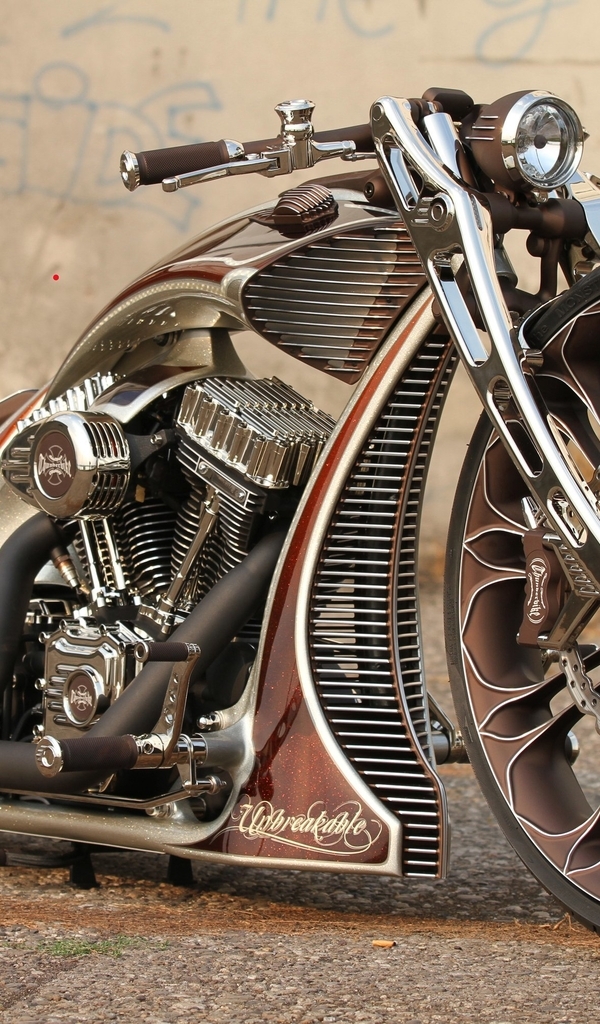 Картинка: Мотоцикл, thunderbike, кастом-байк, тюнинг, Harley Davidson
