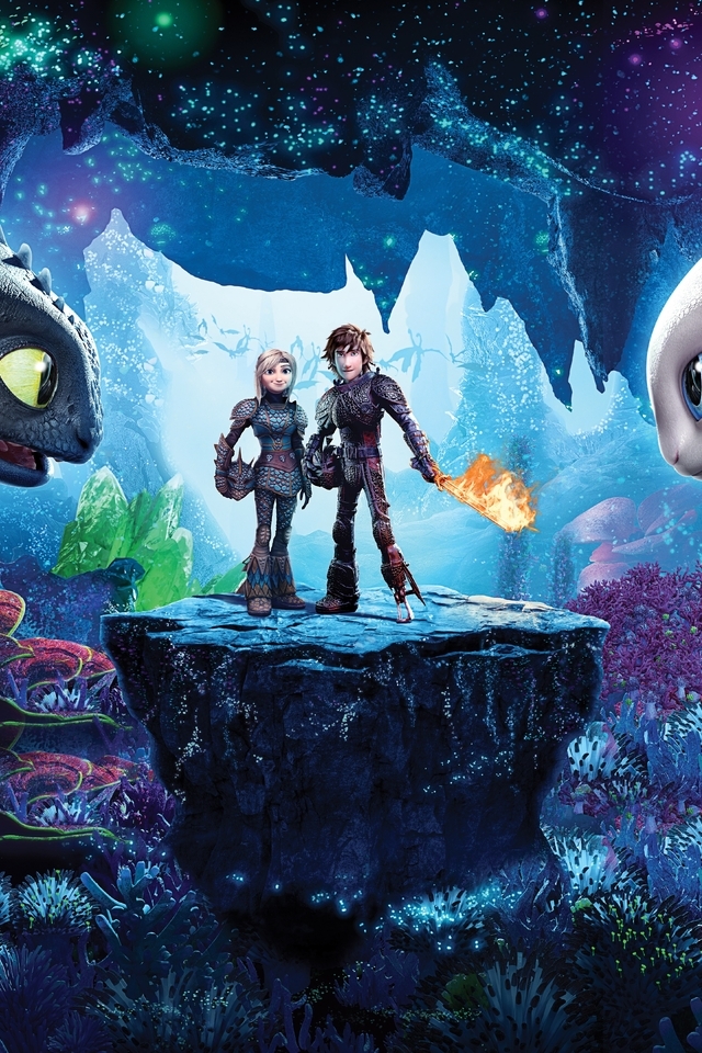 Image: How to train your dragon 3, Hidden world, How to Train Your Dragon: The Hidden World, Night Fury, Day Fury, Toothless, Hiccup, Astrid