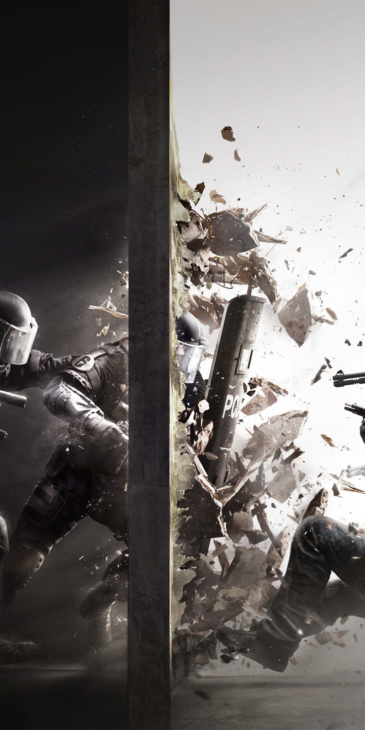 Image: Tom Clancys, Rainbow Six, Siege, special forces, group, confrontation, weapons, police