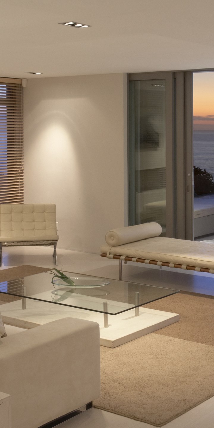 Картинка: Комната, гостиная, диван, окно, релакс, море
