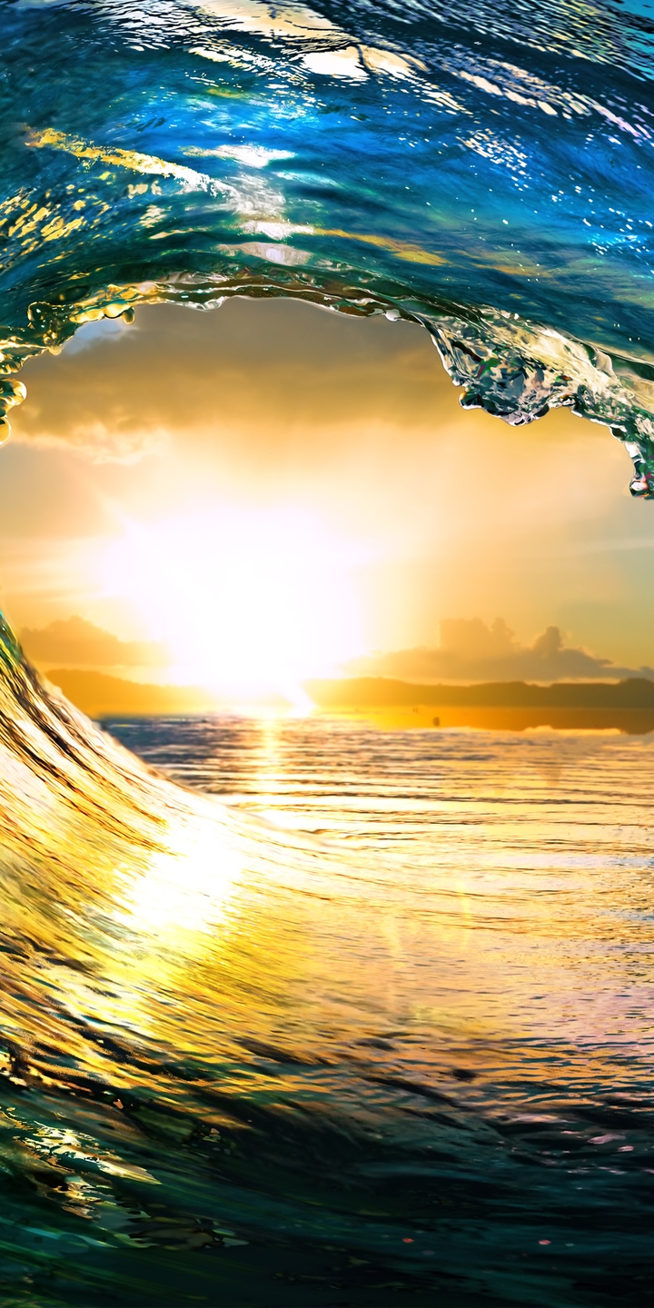 Image: Wave, water, sea, sun