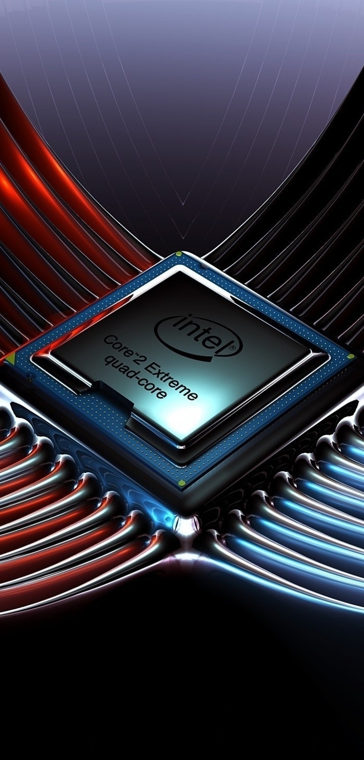 Картинка: Intel, подсоединение, процессор, бренд