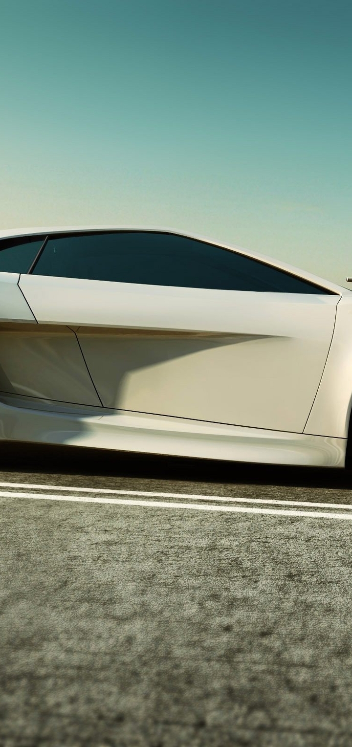 Картинка: Audi, Xtreme, Quattro, white, road, диски, свет