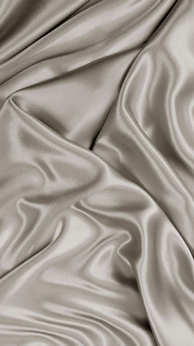 Картинка: Серый шёлк, мятость, ткань
