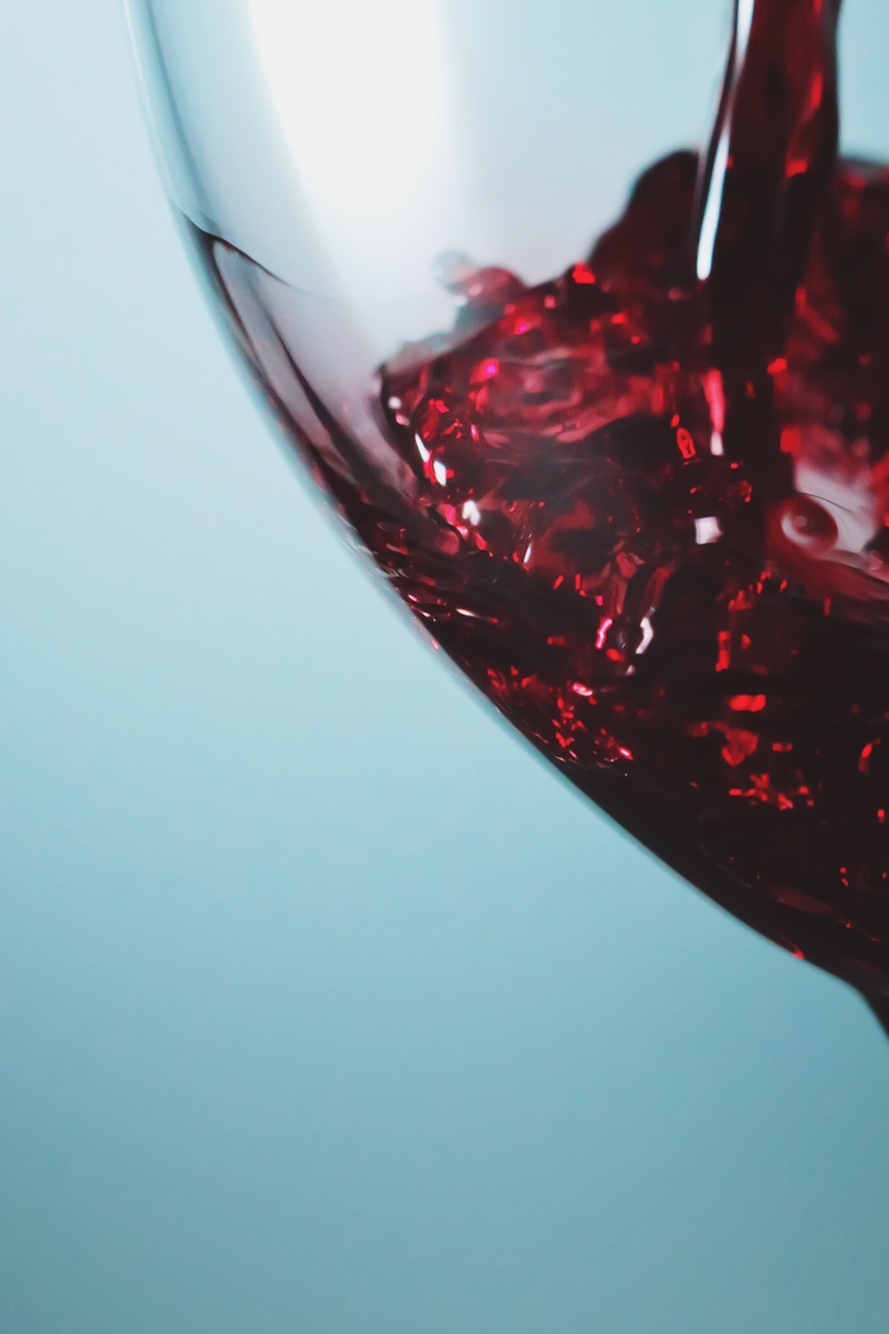Картинка: Бокал, красное, вино, стекло