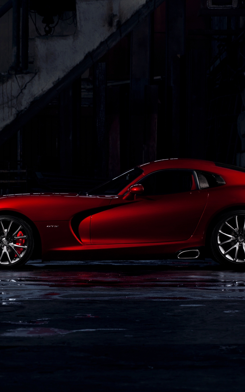 Image: Dodge, Viper, GTS, concept, red, stairs