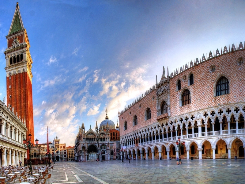 Image: Italy, area, San Marco, bell tower, building