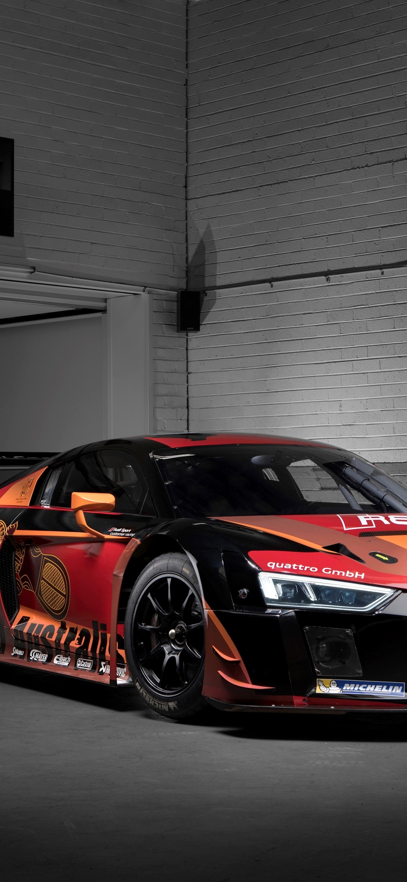 Картинка: Audi R8, гоночный автомобиль, Race Car, спорткар, тюнинг
