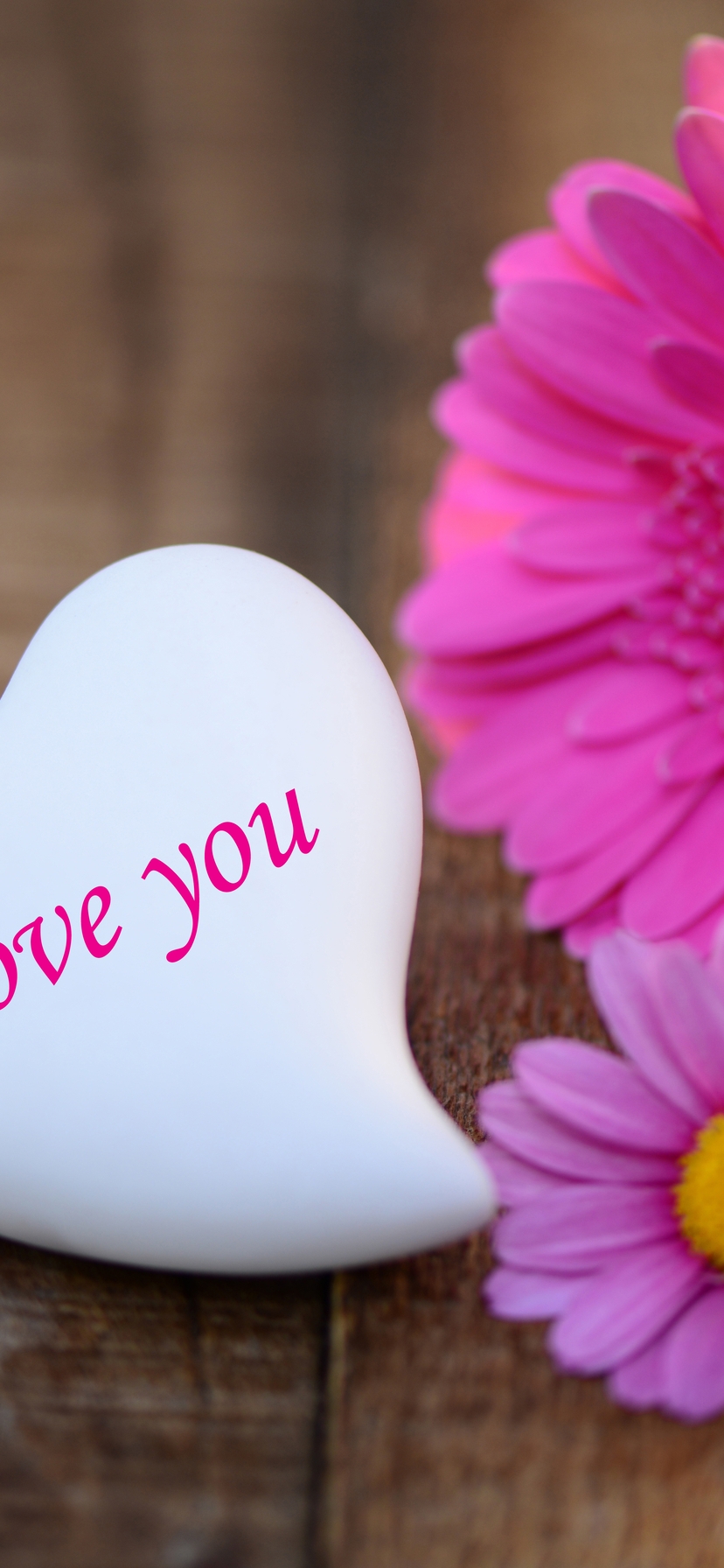 Image: Flowers, petals, heart, love, recognition, I Love you