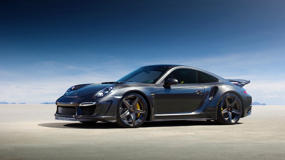 Image: Porsche, 911, Turbo, supercar, Stinger, GTR, Carbon Edition, 991, TopCar